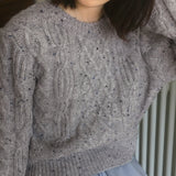 Nata Bokashi Twisted Round Knitwear
