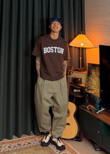 Cropped Boston Short-Sleeve T 4COLOR