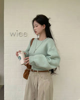 [BELLIDE MADE] Heartbeat, Basic Round Knitwear