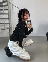 [U-BASIC] Lin Pintuck Cotton Bermuda Pants