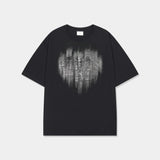 ASCLO フォイルエンブロイダリー半袖Tシャツ (2color)