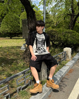 ポートナグランショートスリーブTシャツ(Black)