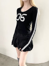 1474. ナンバー レース トラック T (3color)