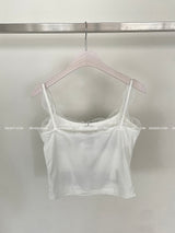Fury Lettering Ribbon Lace Sleeveless