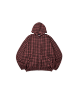 MST. チェックフードシャツ _ Solid Pink