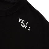 EEERRR side surfboard artwork T-Shirt (Black)