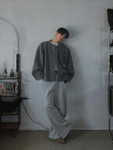 ASCLO D Ring Curve Sweat Pants (3color)
