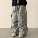 Lead Knee Pin Tuck Hem String Wide Pants