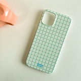 green tea glossy hard phone case