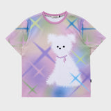 Twinkle Maltese half sleeve T-shirt
