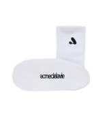 25FW A SYMBOL SOCKS WHITE
