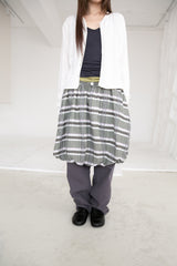 balloon check stopper skirt(2colors)