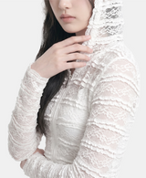 Ivelle Lace Hooded Zip-Up