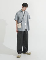 Overfit Maxi-legnth Pintuck Wide Raw Denim Pants