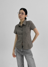 [MADE] バウレンチェックショートスリーブシャツ