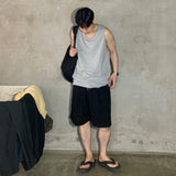 Casual sleeveless shirt (3color)