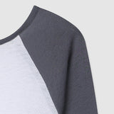 Ray Two-Tone See-Through Raglan Long Sleeve