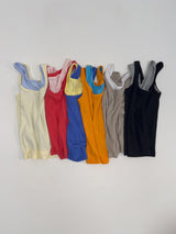 Rainbow Daily Ribbed Sleeveless Top