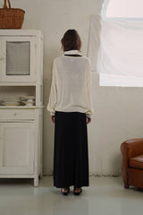 Dot slim scarf