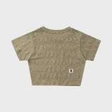 バンプモンスタークロップトップ(KHAKI)