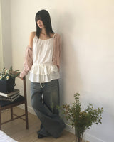 Keda Frilled Layered Sleeveless Dress