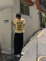 レシピ クロップ ショートスリーブ Tシャツ 5C