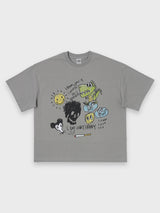 DINO TEE - GREY