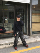 No.1855 アーチド WM フード Tシャツ (3color)