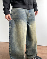 Pove Curved Denim Pants
