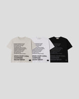 (UNISEX) Ss スローガン オーバーTシャツ