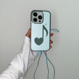 [MADE] MELODY PHONE CASE MINT (silver mirror bumper)