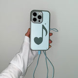 [MADE] [+MagSafe] メロディスマホケース ミント (シルバーミラーバンパー)