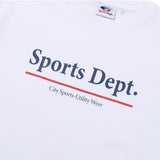 スポーツデプトラインロゴTシャツ - ホワイト