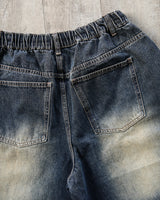 CROSS DEEP DENIM PANTS YB