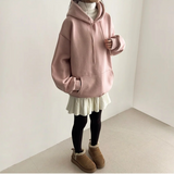 Telfo Basic Plain Fleece Hood