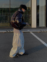 ダブルジップウィングカーゴバルーンパンツ 2C