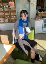 ウィンターストラップカラーニット