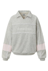 Terry block sweatshirt