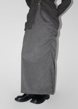 SHIRRING LONG SKIRT