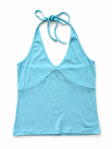 halter neck sleeveless top