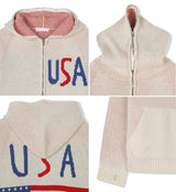 No.1568 USA fh ニットジップアップ (3color)