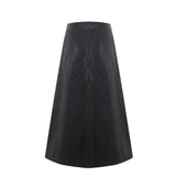 ロングレザースカート
