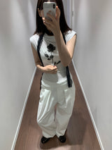 ロージーオフショルダーTシャツ (3color)