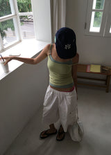 LIME BEADS SLEEVELESS