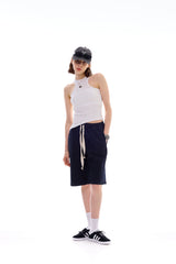 UNBALANCE SLEEVELESS TOP / WHITE