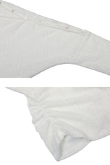 JENNIE BUTTONED TOP ivory