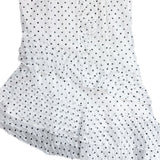 Memory Dot Ruffle Nashi One Piece (White)