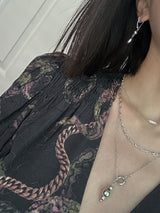 [925silver] Dangle earring