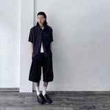 Mottled Wash Drop-Shoulder Shirt