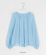 Kirina Loose Fit Balloon Sleeve Summer Blouse